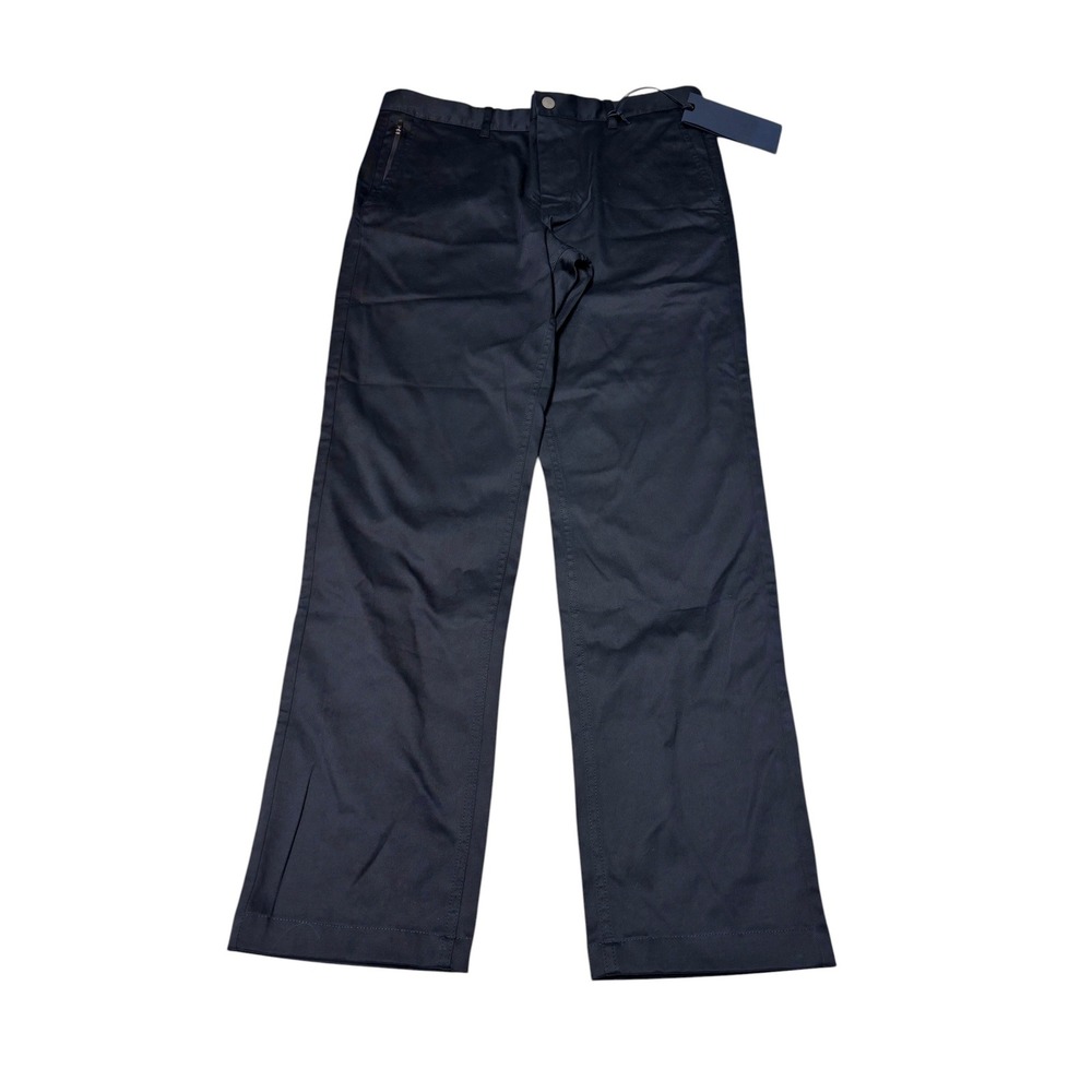 NWT Spoke Bulletproofs Mens Navy Blue Chinos Regular Fit Straight Leg 33x30